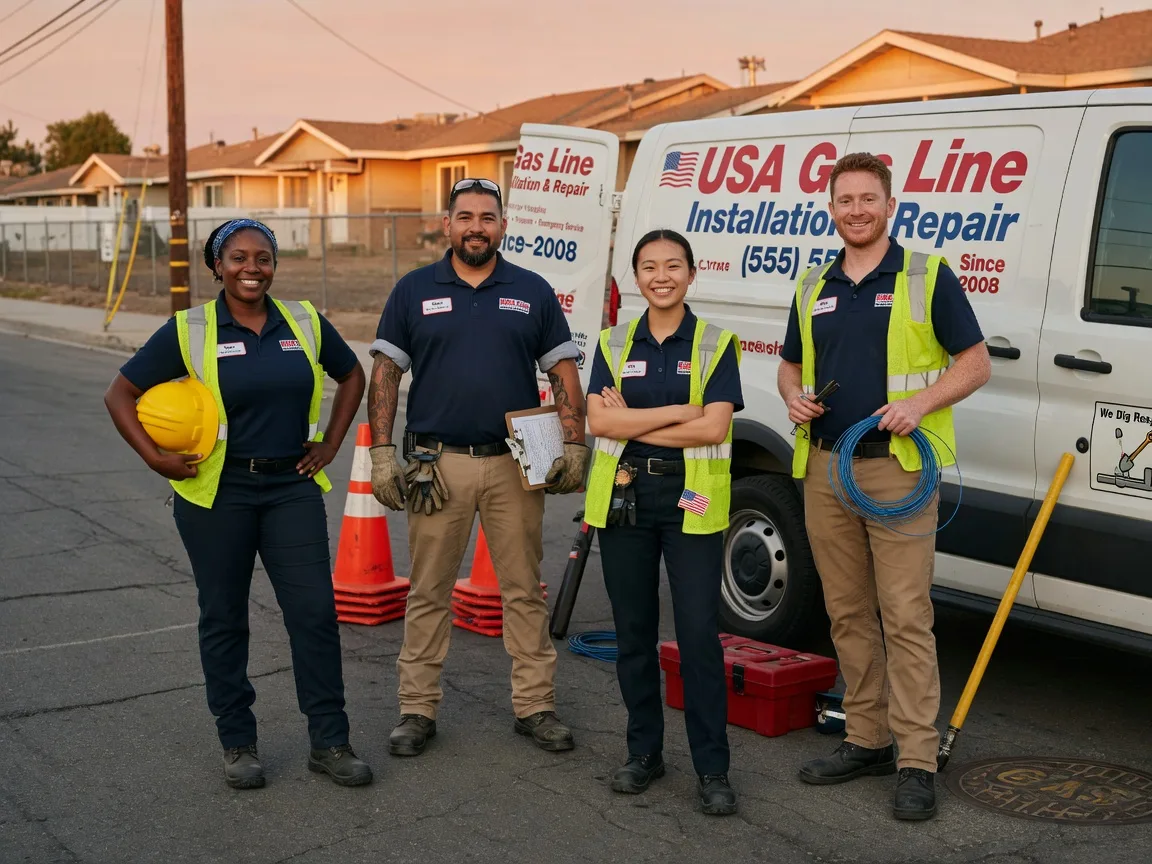 Gas Line Installation company in Christopher, IL